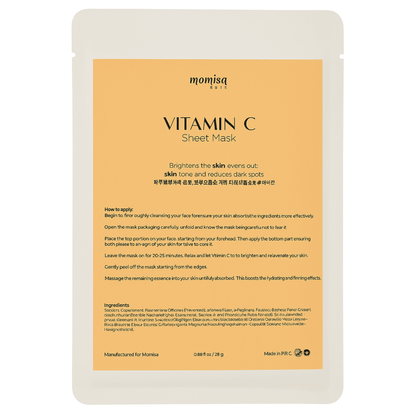 Momisa Glow Box: Deep Collagen, Vitamin C & Hyaluronic Acid Masks Set